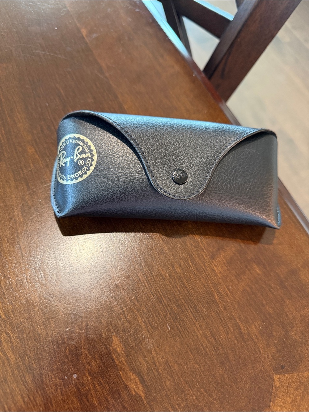 Ray-Ban Black Faux Leather Sunglasses Case